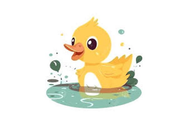 yellow duck swimming on water