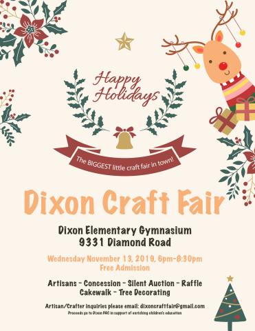 Dixon Craft Fair!