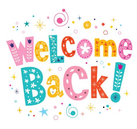 Welcome Back!