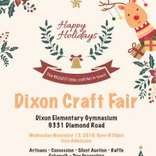 Dixon Craft Fair!