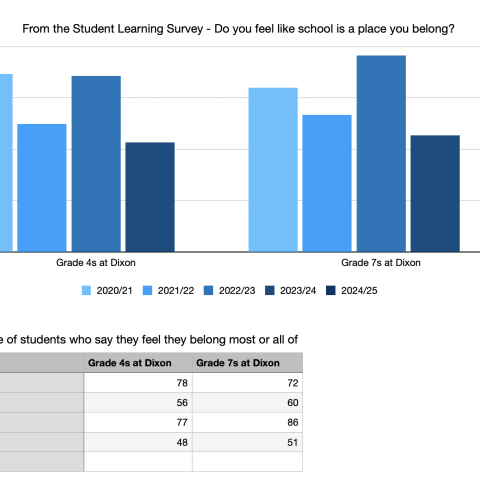 Student Learning Survey Data
